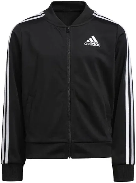 Adidas Girls' Tricot Bomber Jacket - Black