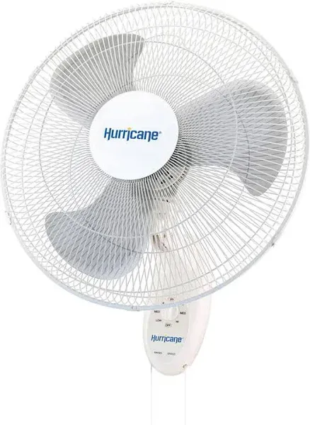 Hurricane Supreme Oscillating Wall Mount Fan