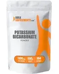 BulkSupplements Potassium Bicarbonate Powder 640 mg - 1.1 lbs.