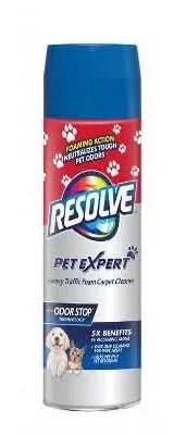 Resolve Pet Specialist Heavy Traffic Foam, Carpet Cleaner, Pet Stain and Odor Remover, Carpet Cleaner Solution, 2 Pack of 22oz