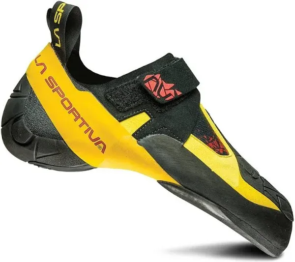 La Sportiva Men&s Skwama Climbing Shoe - 37.5 - Black / Yellow