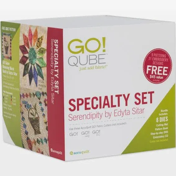 AccuQuilt GO! Qube Serendipity Specialty Set