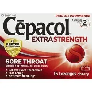 Cepacol Extra Strength Sore Throat Lozenges