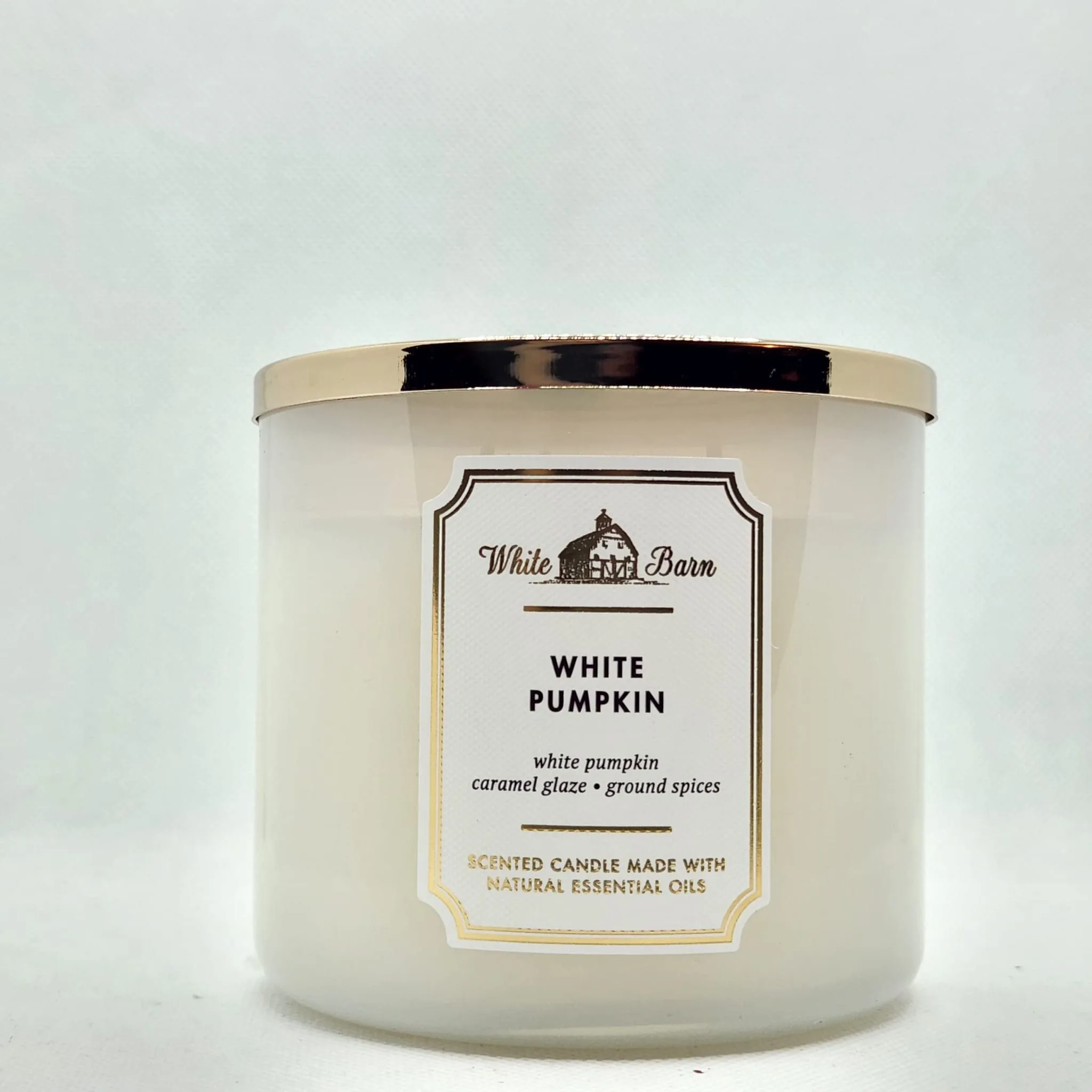 BBW 3 wick candle-White Pumpkin