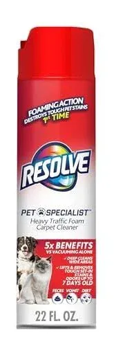 Resolve Pet Specialist Heavy Traffic Foam Carpet Cleaner