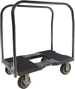 Snap-Loc 1500 lb All-Terrain E-Track Panel Cart Dolly Black Sl1500pc6b