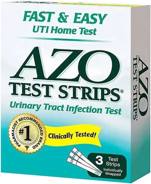 Azo Urinary Tract Infection Test Strips