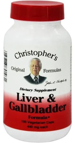 Dr. Christopher&#039;s Liver &amp; Gallbladder Formula Capsules - Gallbladder Supplements