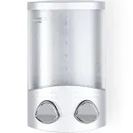 Products, White 76254-1 Euro Series 2-Chamber Soap and Shower Dispenser