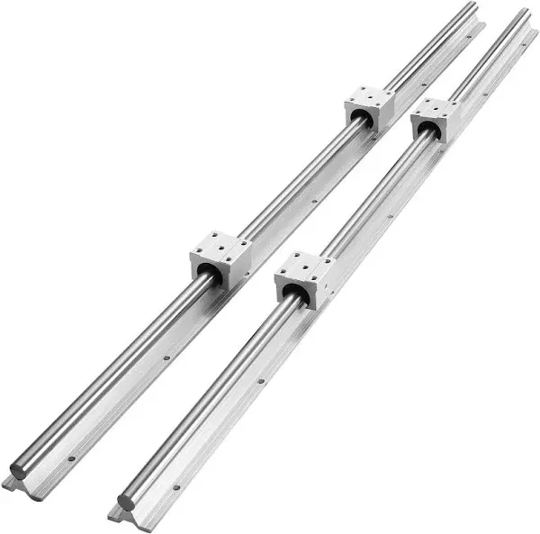 VEVOR Linear Guide Rail Set, SBR20 800mm, 2 PCS 31.5 in/800 mm SBR20 Guide Rails