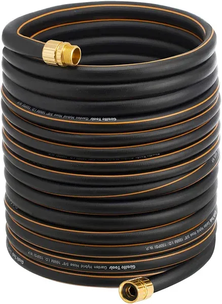 Giraffe Hybrid Garden Hose 5/8’ x 25 ft, Custom Length, No Kinks