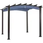 Garden Winds Replacement Canopy Top Cover for The Arched Pergola -Standard 350 - Midnight Trellis