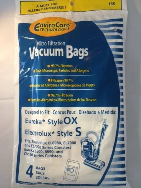 Electrolux Style S Vacuum Bags