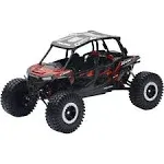 New-Ray 959-0125 Replica 1:18 Utv Polaris RZR 4 Turbo Xp Rc Red (57976B),Unisex Children