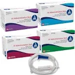 Dynarex 7044 IV Administration Set - 20 Drop, 92" - 1 Injection Site