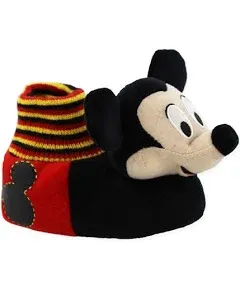 Disney Mickey Mouse Plush 3D Sock Top Slippers