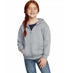 Gildan G186b Boy's Heavy Blend Youth Full-Zip Hood