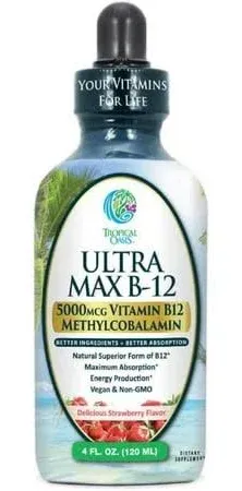 Tropical Oasis Ultra Max B-12 Liquid Drops