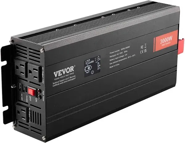 VEVOR Pure Sine Wave Inverter 3000W