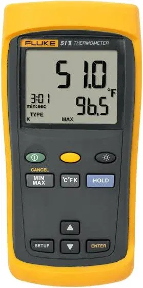 Fluke-51-2 60HZ Single Input Thermometer