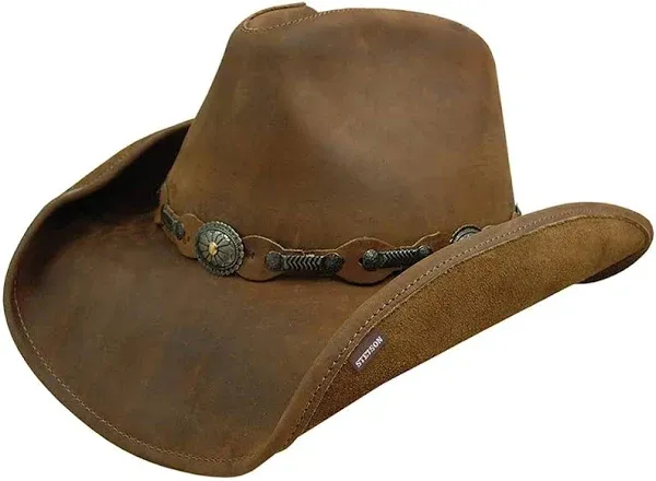 Stetson Roxbury Leather Western Hat