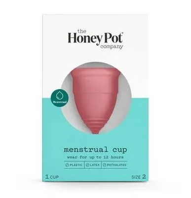 The Honey Pot Company, Menstrual Cup, Size 2 for Medium-Heavy Flow, 1ct.