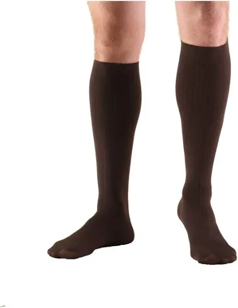 Truform Leg Health, Pair Of Medium Black Knee High Men&#039;s Dress Socks 1942B-M