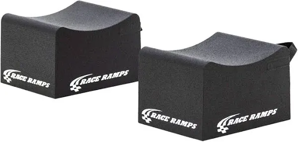 Race Ramps Wheel Cribs 15.75&#034; x 12&#034; x 12 in Composite Foam Black Pair RR-WC-12