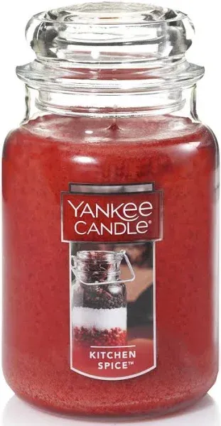 Yankee Candle Kitchen Spice Scented Classic 22 Oz Large Jar Single Wick