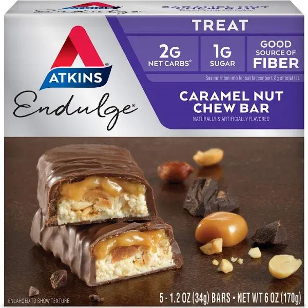 Atkins Endulge Bar Caramel Nut Chew