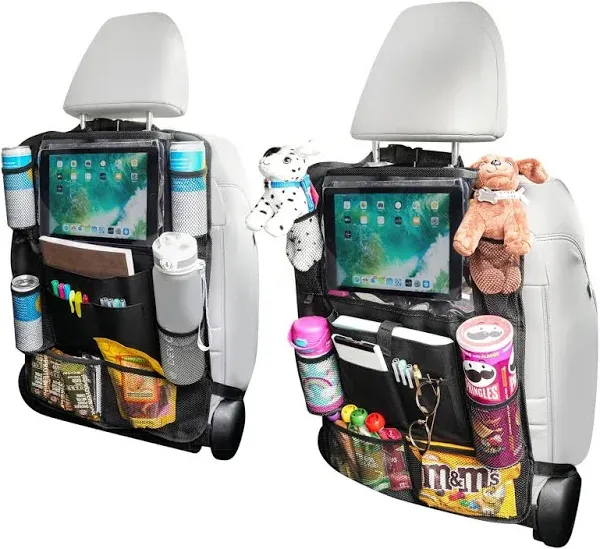 Easy-Clean Scratch-Resist<wbr/>ant Car Backseat Protector Set with Tablet Holder