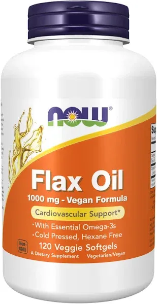 Now Foods Flax Oil 1000 mg