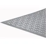 Union Jack Perforated Aluminum Sheet, .020 x 24 x 36 In., Silver