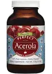 Perfect Supplements – Perfect Acerola Powder – 156 Grams – 100% Pure Acerola Cherry – All-Natural Vitamin C Superfood – Immune System Support