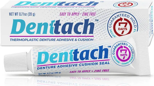 Denttach Denture Adhesive, Thermoplastic Denture Adhesive and Cushion Comfortable Denture Fit for 7 Days