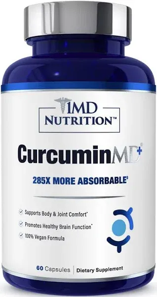 1MD Nutrition CurcuminMD Plus Turmeric Curcumin with Boswellia Serrata