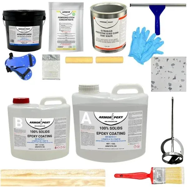 ArmorPoxy ArmorClad 2-Layer Epoxy Floor Kit