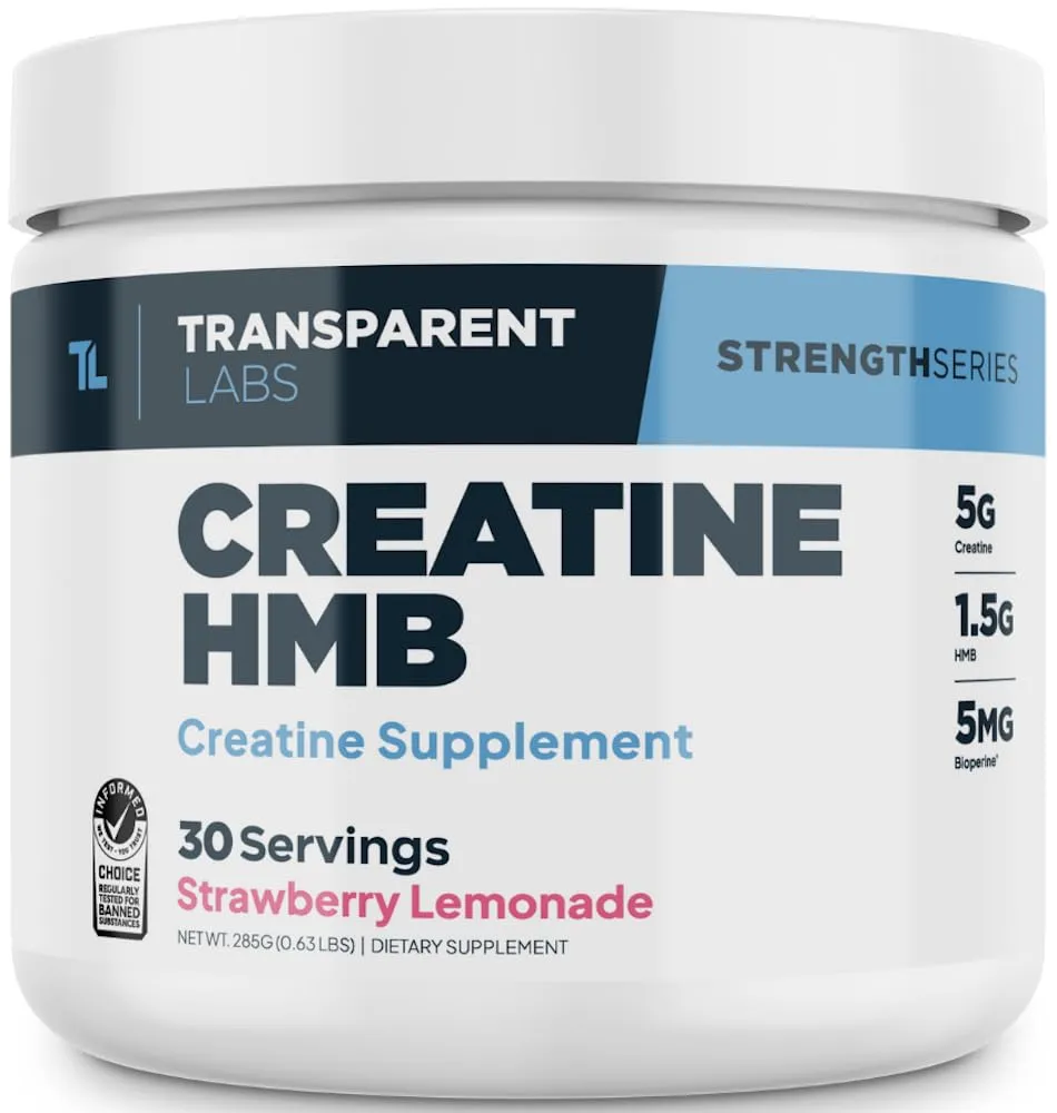 Transparent Labs Strengthseries Creatine Hmb Supplement (7.41 oz)