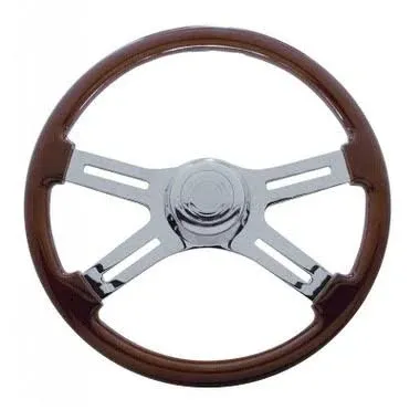 18" Chrome 4 Spoke Steering Wheel