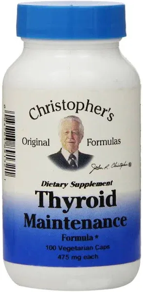 Thyroid Maintenance  100 Vegicaps By Dr. Christophers Formulas