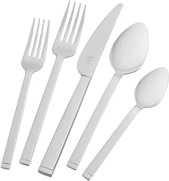 Zwilling Squared 45-pc Flatware Set, 18/10 Stainless Steel