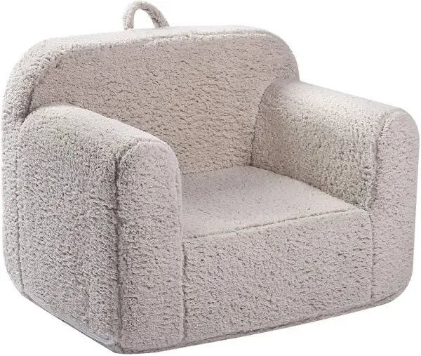 MOMCAYWEX Kids Snuggly-Soft Sherpa Cuddly Toddler Foam Chair