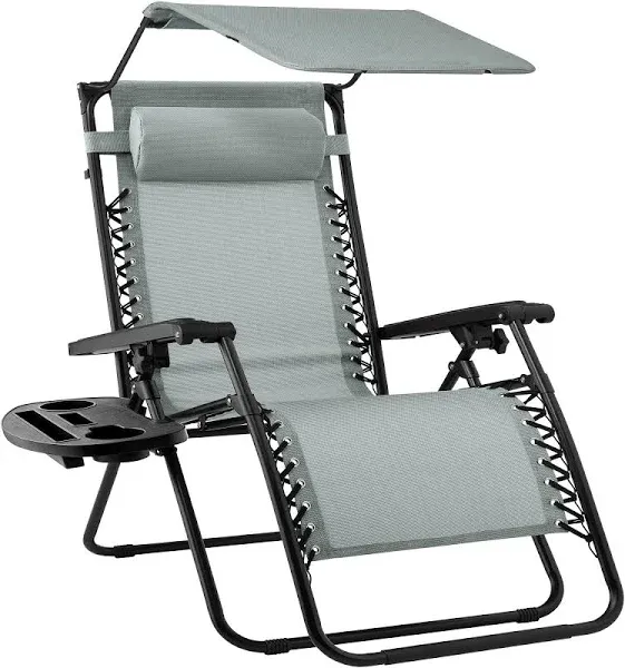 Best Choice Products Folding Zero Gravity Outdoor Lounge Chair