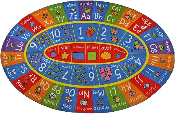 KC Cubs Playtime Collection ABC Alphabet, Numbers and Shapes Educational Lear...