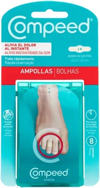 COMPEED Toe Bladder Patches 8pcs