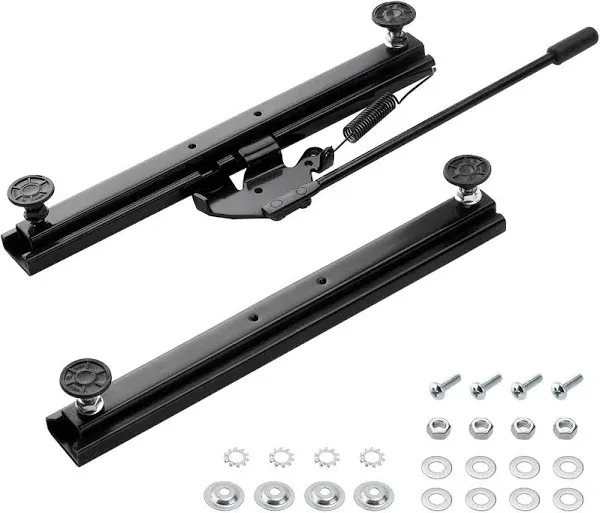 Racewill Seat Slider Track Assembly Kit for Go Kart Cart Seats