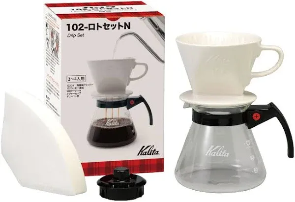 Kalita Home Cafe Coffee POT and  Dripper Set