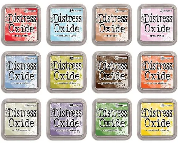 Ranger Tim Holtz Bundle of 12 Distress Oxide Ink Pads - Summer 2018 Colors