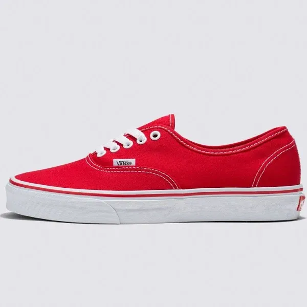 Vans Authentic Red White VN000EE3RED Men Size 8-13 Brand New